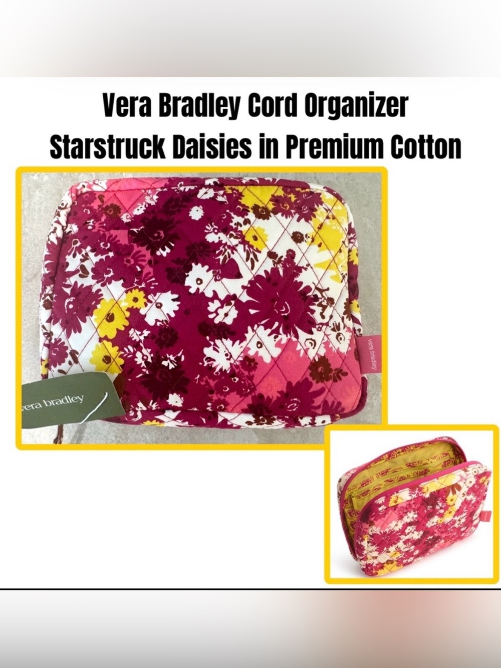 Vera Bradley Cord Organizer